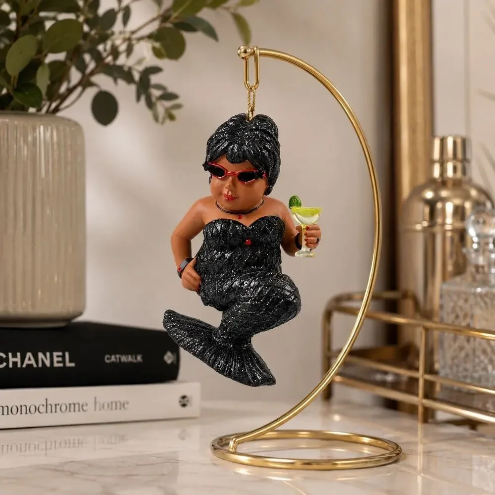 December Diamonds Margarita Cocoa Mermaid Ornament 2008 Hard to Find 55-90416